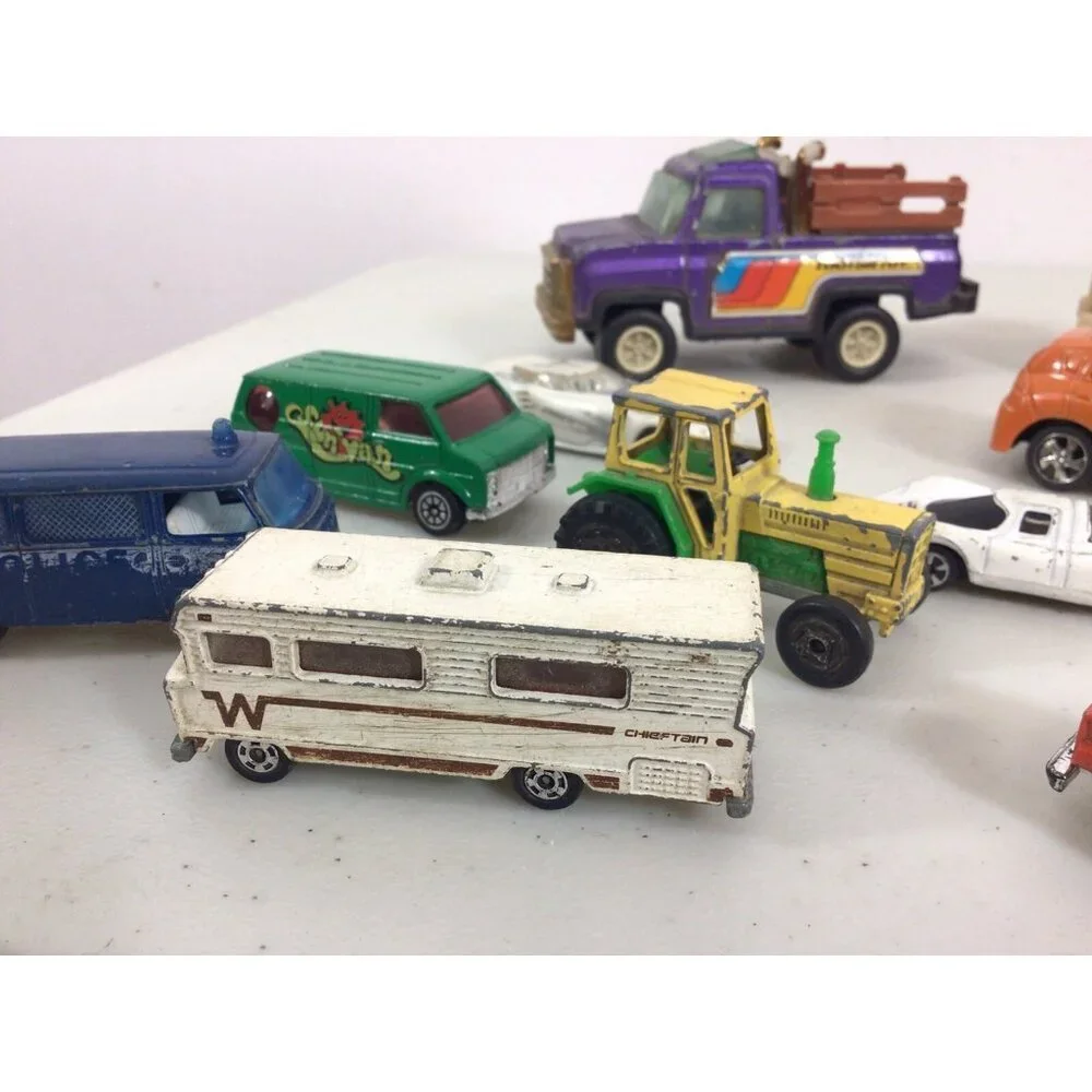 Vintage Matchbox Cars Tootsie Toy Variety Lot as Shown